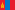 Flag for Mongolija