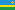 Flag for Ruanda